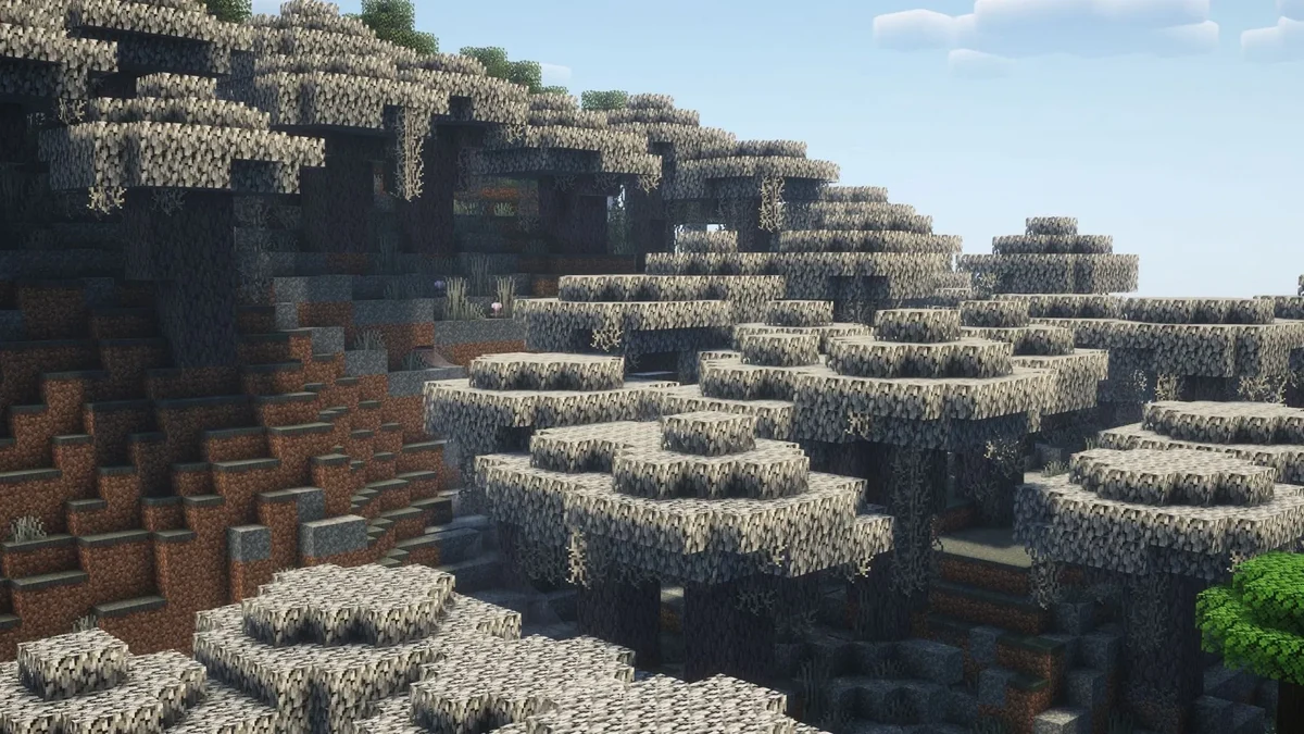 Bright Minecraft forest environment representing ambient biome sound